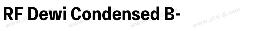 RF Dewi Condensed B字体转换